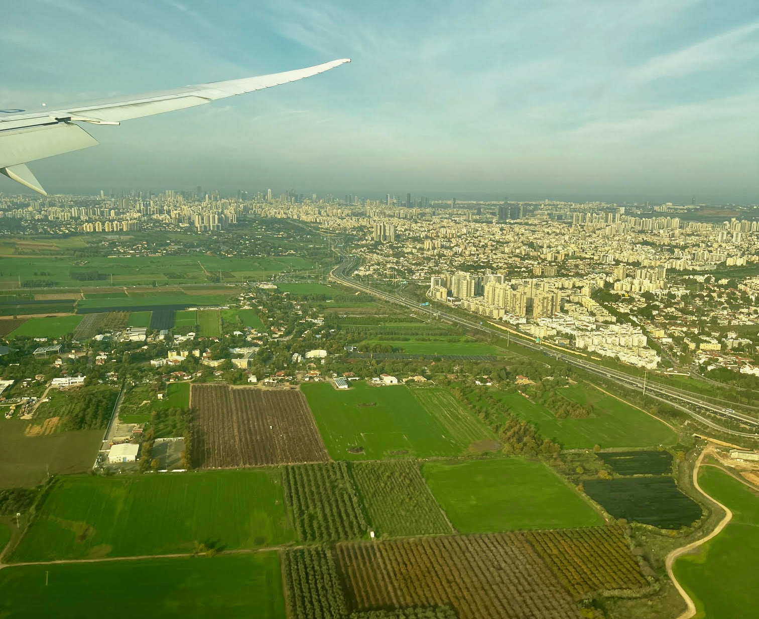Landing in Israel. Photo by Naomi Barell